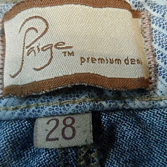 Paige Womens Jeans Size 29 Petite Canyon Boot Cut - Picture 5 of 8